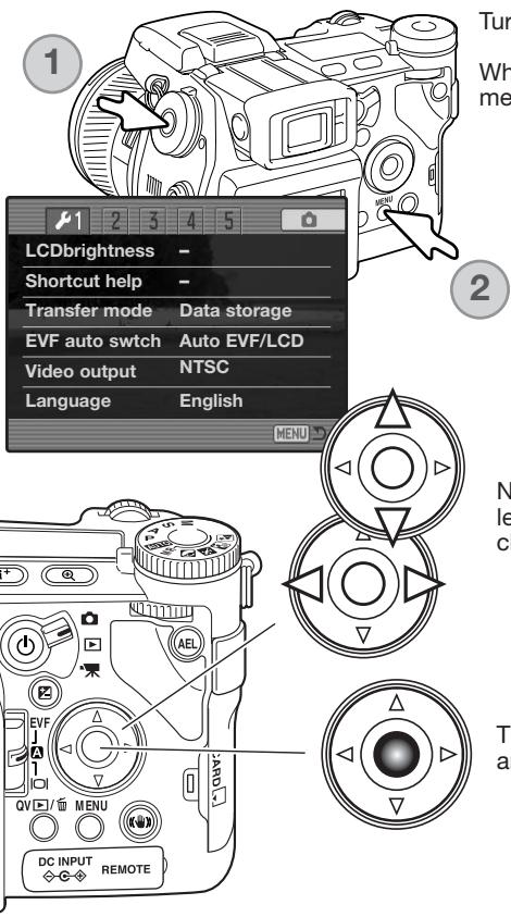 KONICA MINOLTA DIMAGE A2 - Setting the Date and Time - 1