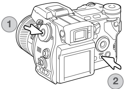 KONICA MINOLTA DIMAGE A2 - Opening the Setup Menu - 1