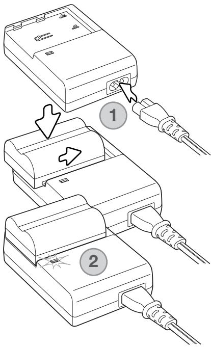 KONICA MINOLTA DIMAGE A2 - Charging the Battery - 2