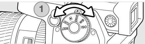 KONICA MINOLTA DIMAGE A2 - Using the Function Dial - 1