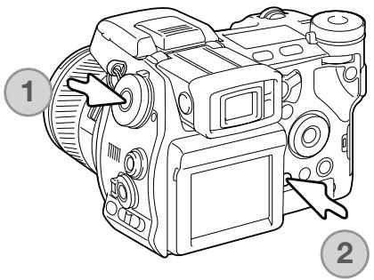 KONICA MINOLTA DIMAGE A2 - Flex Digital Magnifier selected on the menu - 2