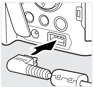 KONICA MINOLTA DIMAGE A2 - Attaching a Remote Cord (sold separately) - 1
