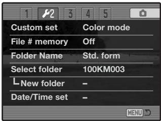 KONICA MINOLTA DIMAGE A2 - Setting the Date and Time - 2
