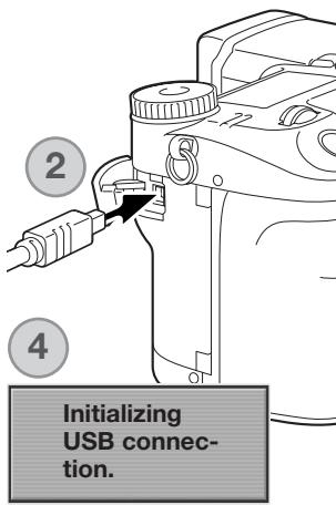 KONICA MINOLTA DIMAGE A2 - Connecting the Camera to a Computer - 1