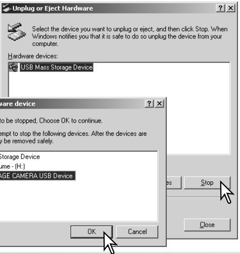KONICA MINOLTA DIMAGE A2 - Unplug or eject hardware - 1