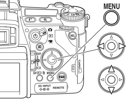KONICA MINOLTA DIMAGE A2 - Navigating the Recording Menu - 1