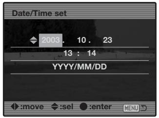 KONICA MINOLTA DIMAGE A2 - Date and Time Setup - 3