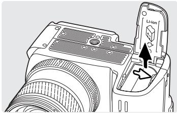 KONICA MINOLTA DIMAGE A2 - Installing and Changing the Battery - 3