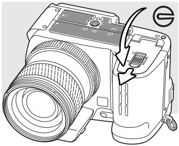 KONICA MINOLTA DIMAGE A2 - Installing and Changing the Battery - 4