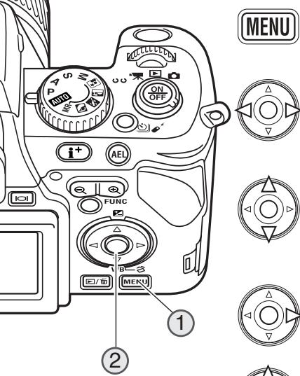 KONICA MINOLTA DIMAGE A200 - NAVIGATING THE PICTBRIDGE MENU - 1
