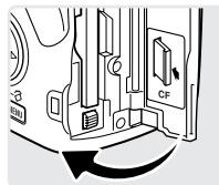 KONICA MINOLTA DIMAGE A200 - INSERTING AND CHANGING A MEMORY CARD - 4