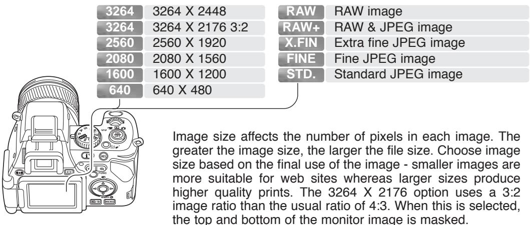 KONICA MINOLTA DIMAGE A200 - IMAGE SIZE AND IMAGE QUALITY - 1