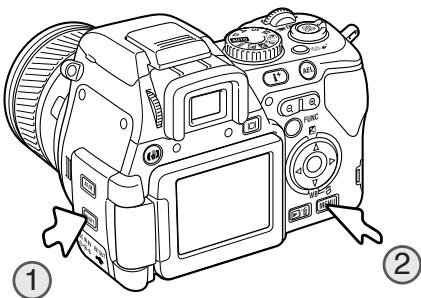 KONICA MINOLTA DIMAGE A200 - OPENING THE SETUP MENU - 1