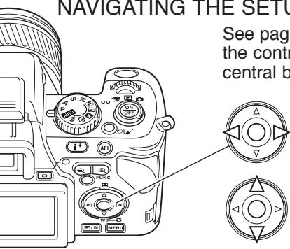 KONICA MINOLTA DIMAGE A200 - NAVIGATING THE SETUP MENU - 1