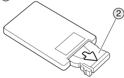 KONICA MINOLTA DIMAGE A200 - Changing the battery - 2