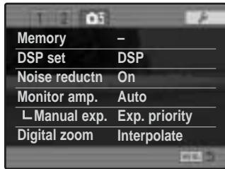 KONICA MINOLTA DIMAGE A200 - DSP (DIGITAL SUBJECT PROGRAM) SETUP - 1