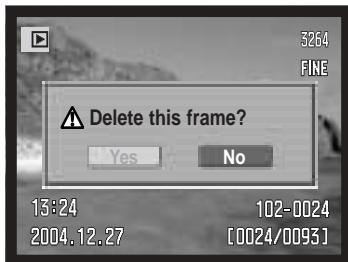 KONICA MINOLTA DIMAGE A200 - DELETING SINGLE IMAGES - 4