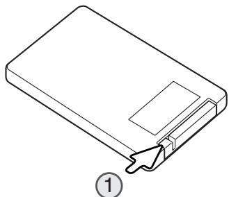 KONICA MINOLTA DIMAGE A200 - Changing the battery - 1