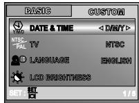 KONICA MINOLTA DIMAGE E500 - Setting the Date and Time - 1