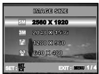 KONICA MINOLTA DIMAGE E500 - Setting Image Resolution and Quality - 1
