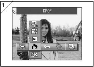 KONICA MINOLTA DIMAGE G400 - Sélection d'une image à imprimer/Suppression de la sélection d'une image à imprimer (DPOF) - 1