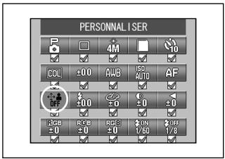 KONICA MINOLTA DIMAGE G400 - Spécification des réglages personnalisés - 2