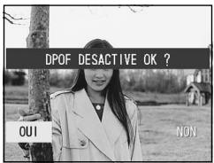 KONICA MINOLTA DIMAGE G400 - Si vous avez selectionné "TOUT ACTIF" ou "SELECTION": - 1