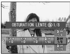 KONICA MINOLTA DIMAGE G400 - Modifier la vitesse d'obturation lente - 2
