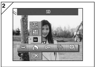 KONICA MINOLTA DIMAGE G400 - Sélection d'une image à imprimer/Suppression de la sélection d'une image à imprimer (DPOF) - 2