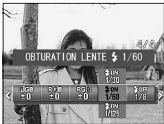KONICA MINOLTA DIMAGE G400 - Modifier la vitesse d'obturation lente - 1
