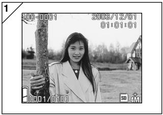 KONICA MINOLTA DIMAGE G400 - Lecture des images préenregistrées - 1
