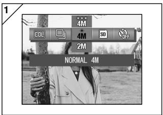 KONICA MINOLTA DIMAGE G400 - Sélection de la taille de l'image - 1