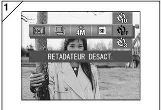 KONICA MINOLTA DIMAGE G400 - Utilisation du retardateur - 1