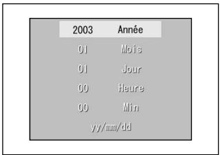 KONICA MINOLTA DIMAGE G400 - Réglage de la date et de l'heure - 1