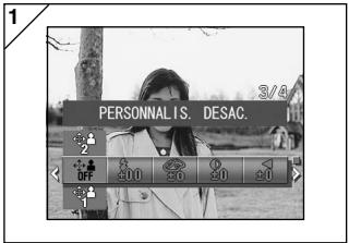 KONICA MINOLTA DIMAGE G400 - Réglage de la fonction personnelle - 1