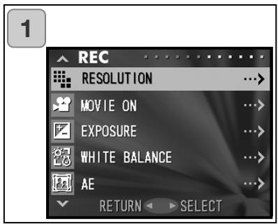 KONICA MINOLTA DIMAGE G500 - Sélection d'une taille d'image et d'un ratio de compression - 1