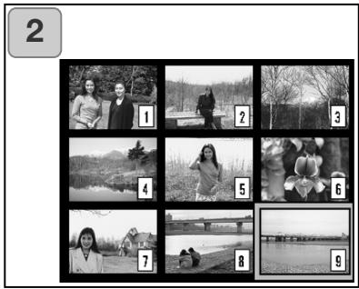 KONICA MINOLTA DIMAGE G500 - Visualisation de plusieurs images (Lecture d'index) - 2