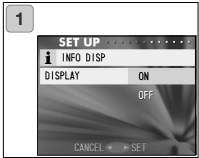 KONICA MINOLTA DIMAGE G500 - Désactivation de l'affichage des informations sur l'image - 1