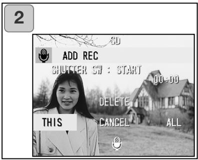 KONICA MINOLTA DIMAGE G500 - Supprimer un commentaire sonore - 2