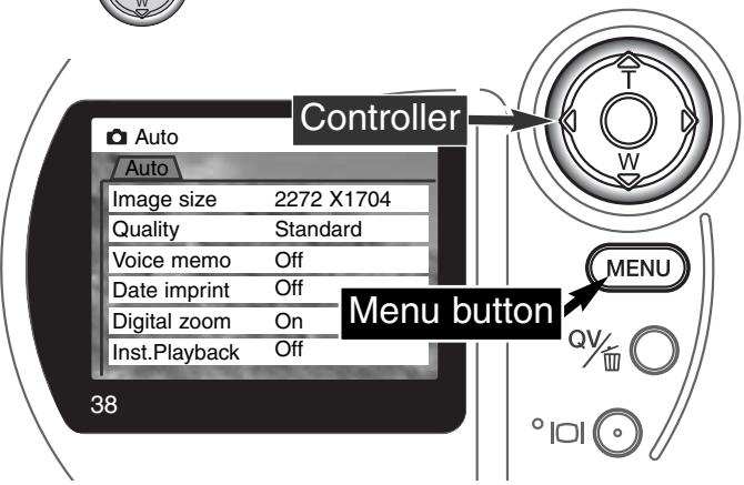KONICA MINOLTA DIMAGE S404 - NAVIGATING THE AUTO-RECORDING MODE MENU - 5