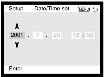 KONICA MINOLTA DIMAGE S404 - SETTING THE DATE AND TIME - 1