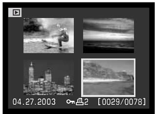 KONICA MINOLTA DIMAGE S414 - CHANGING THE INDEX PLAYBACK FORMAT - 2