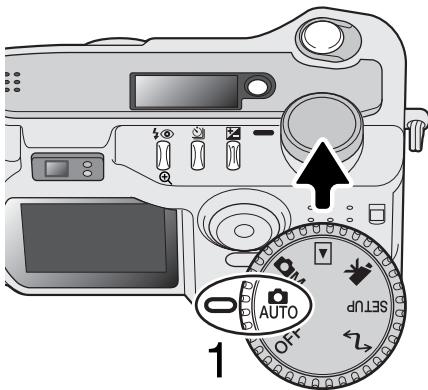 KONICA MINOLTA DIMAGE S414 - SETTING THE CAMERA TO RECORD IMAGES AUTOMATICALLY - 1