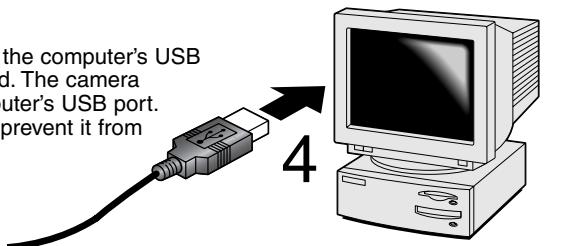 KONICA MINOLTA DIMAGE S414 - CONNECTING THE CAMERA TO A COMPUTER - 2