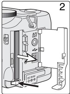 KONICA MINOLTA DIMAGE S414 - CHANGING THE COMPACTFLASH CARD - 3