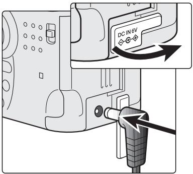 KONICA MINOLTA DIMAGE S414 - Always turn off the camera before changing between power supplies. - 2