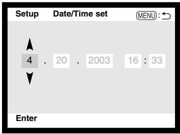 KONICA MINOLTA DIMAGE S414 - SETTING THE DATE AND TIME - 12