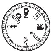 KONICA MINOLTA DIMAGE S414 - MODE DIAL - 1