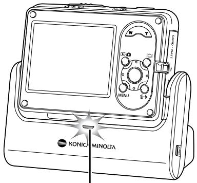 KONICA MINOLTA DIMAGE X1 - CHARGING THE BATTERY IN THE CAMERA - 1