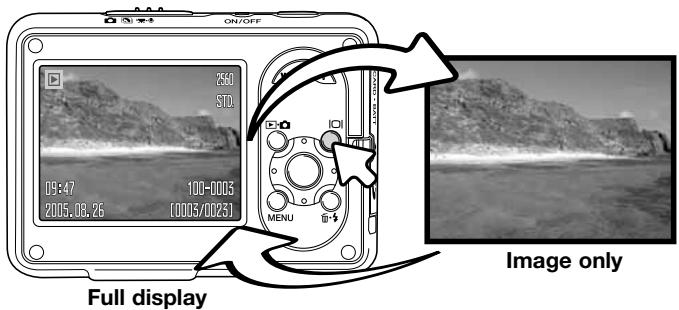 KONICA MINOLTA DIMAGE X1 - DISPLAY BUTTON - PLAYBACK MODE - 1